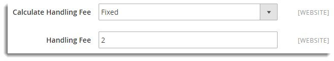 stamps handling fee