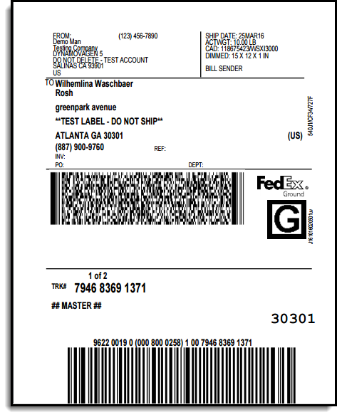 Create two FedEx Pak shipments, for two different FedEx Pak orders