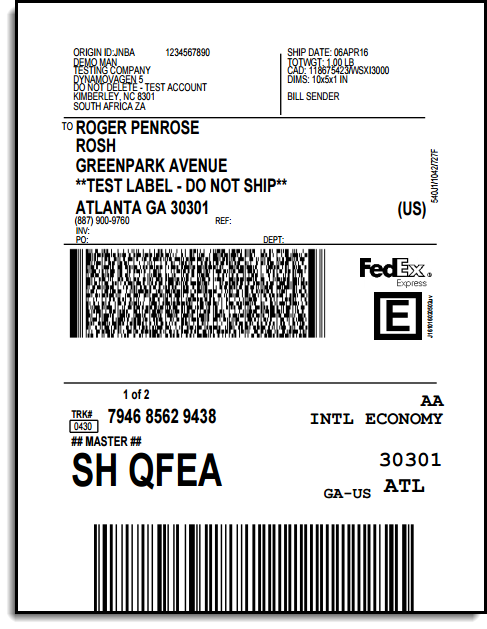 woocommerce fedex shipping label