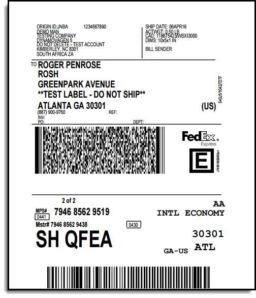 fedex woocommerce shipping label