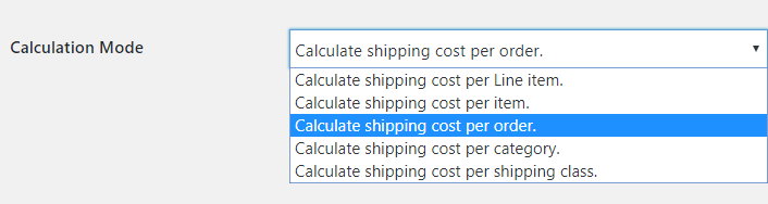 Calculation Mode