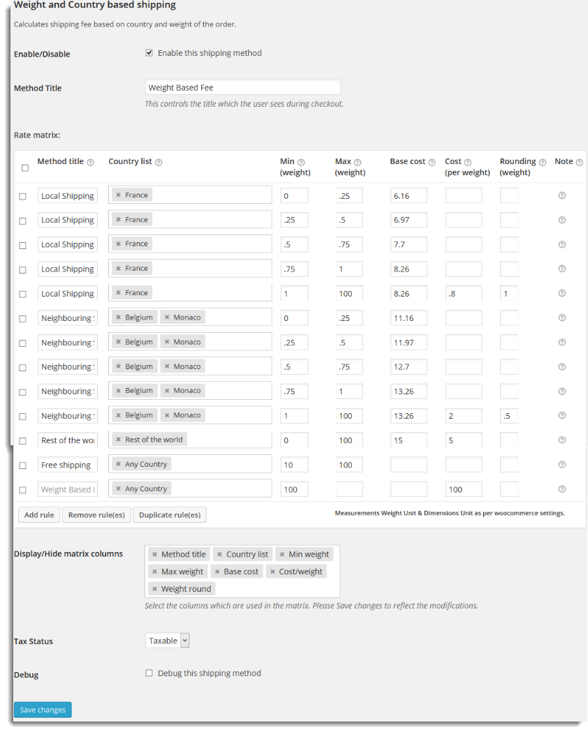 Plugin Admin Settings