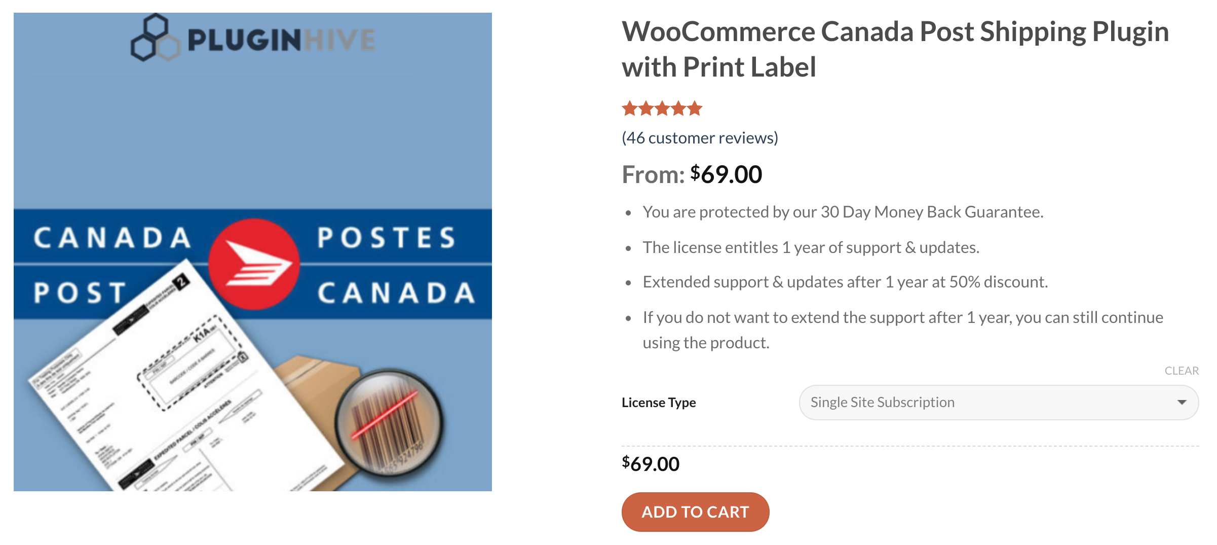 woocommerce canada post shipping