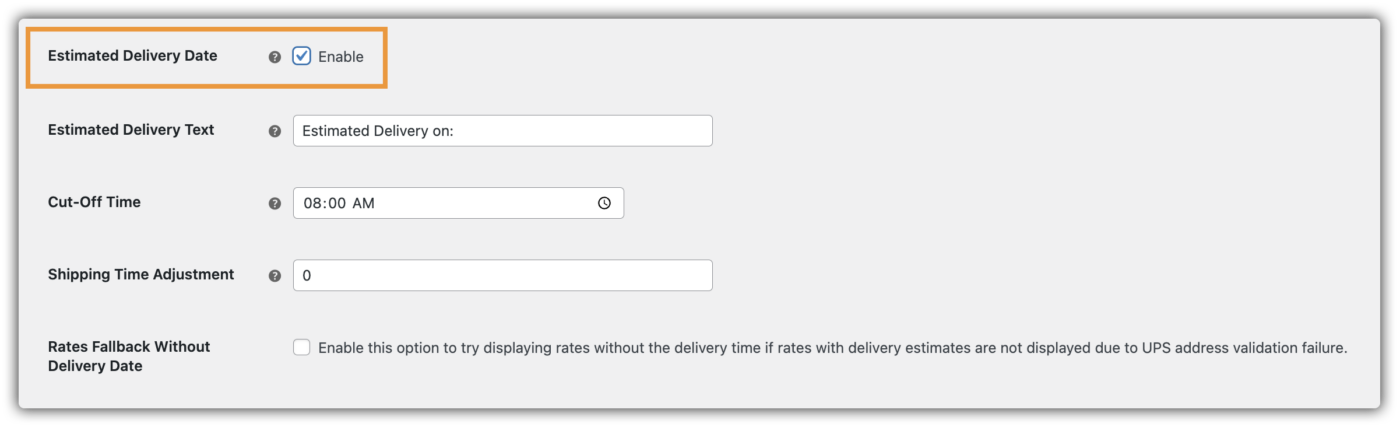 ups estimated delivery date