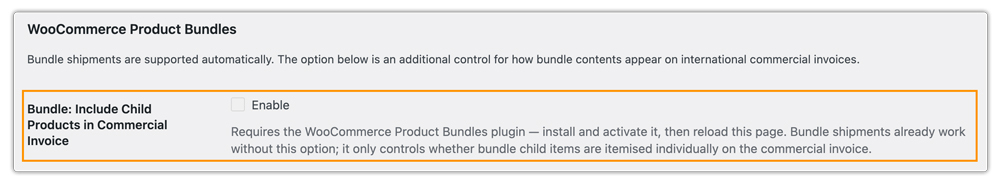 product bundle integration