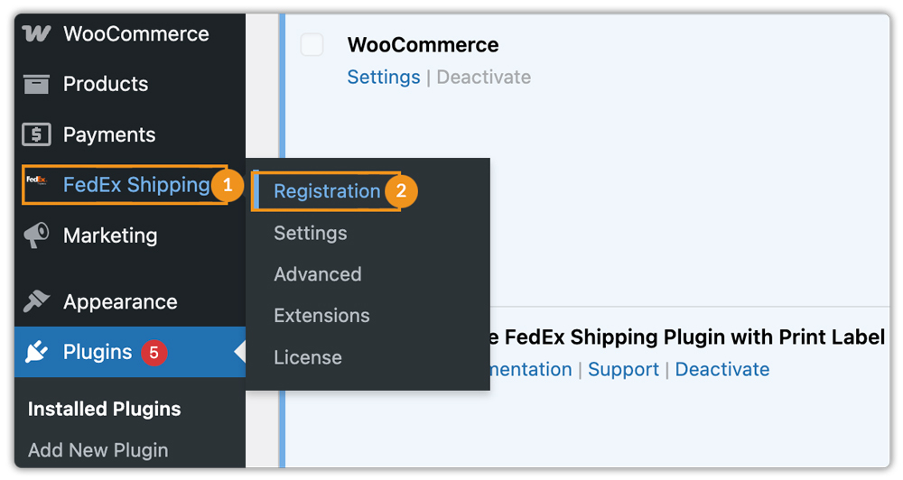 FedEx Registration