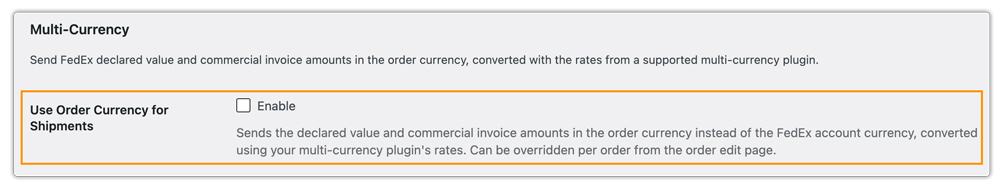 multi currency integration