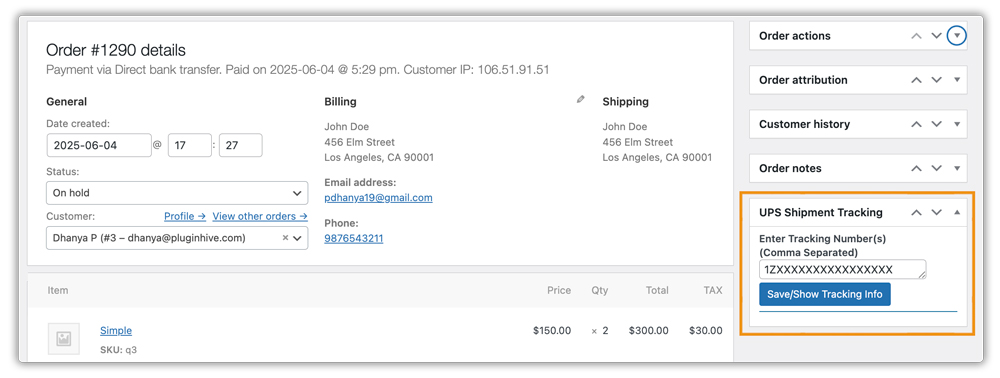ups tracking url
