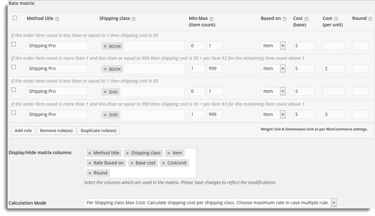 plugin admin setting