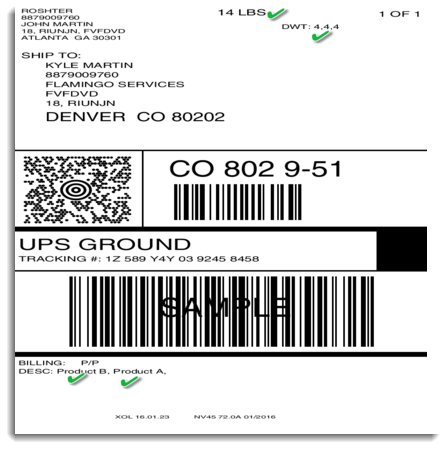 UPS Box Packing - Calculation of shipping rates based on weights and ...