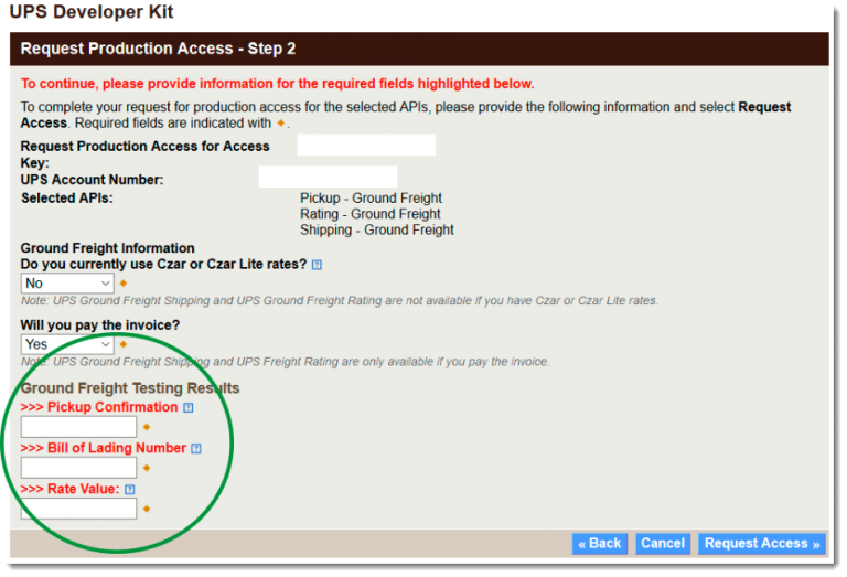 UPS production key