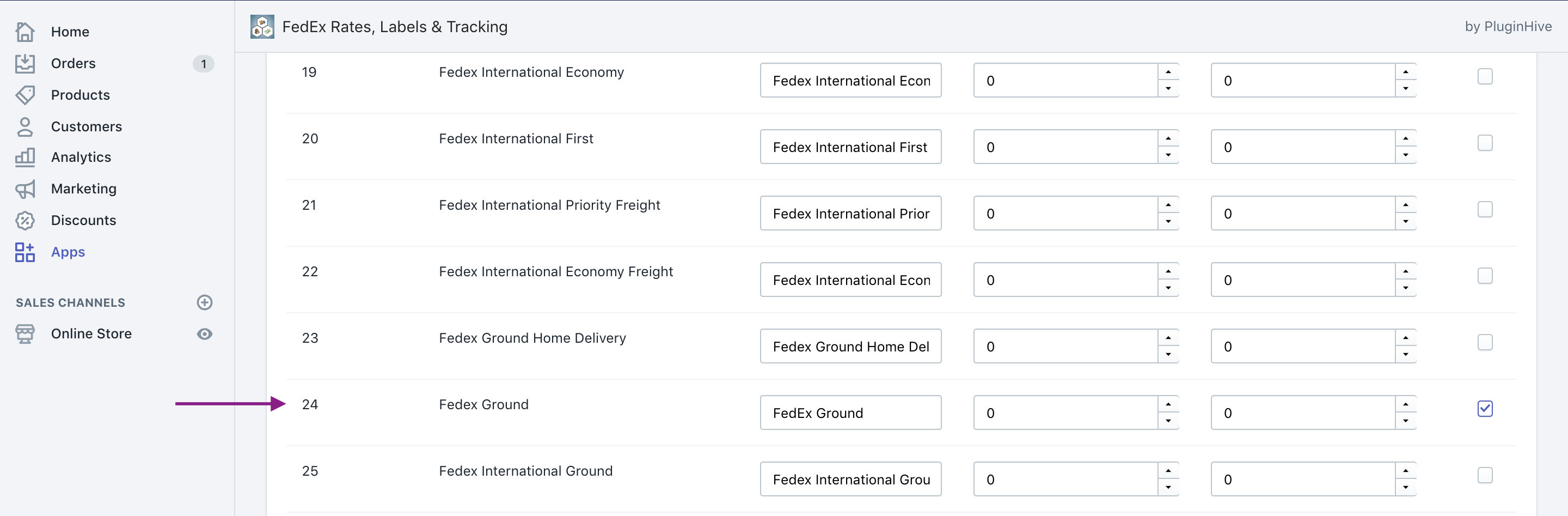 fedex ground rates