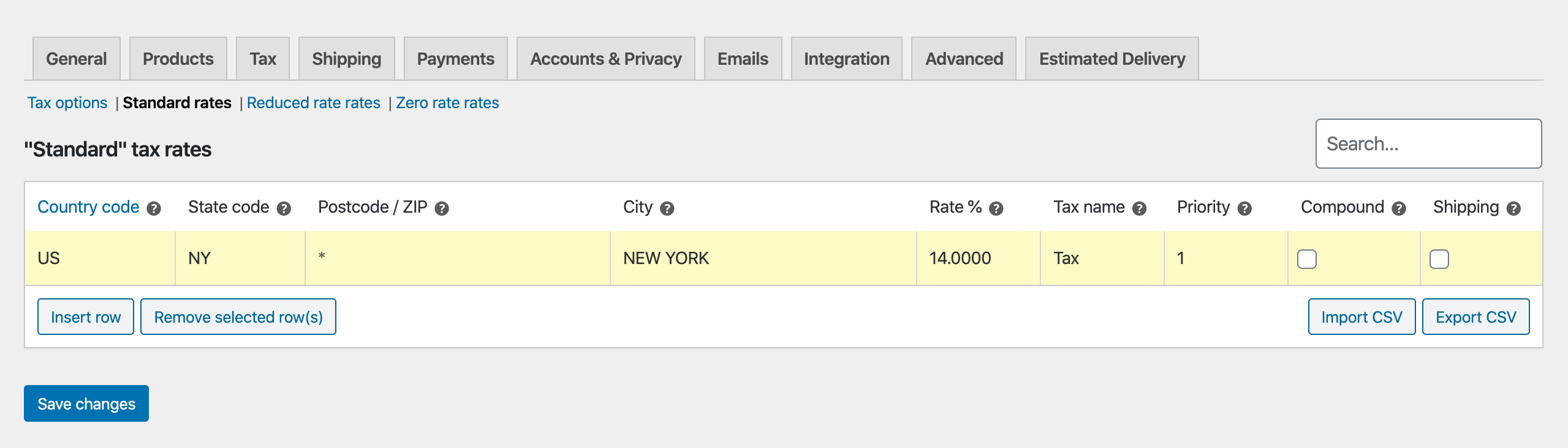 exclude woocommerce cost from tax calculation