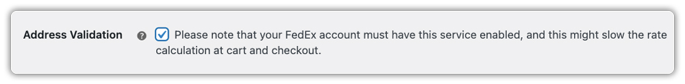 address validation