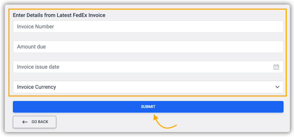 fedex invoice details 