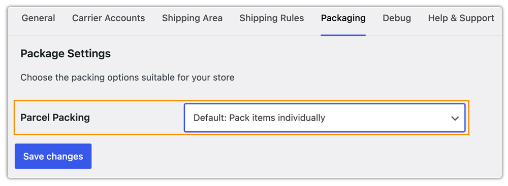 individual packaging
