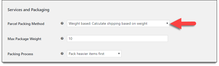weight-based-shipping