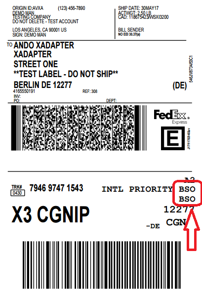 fedex label