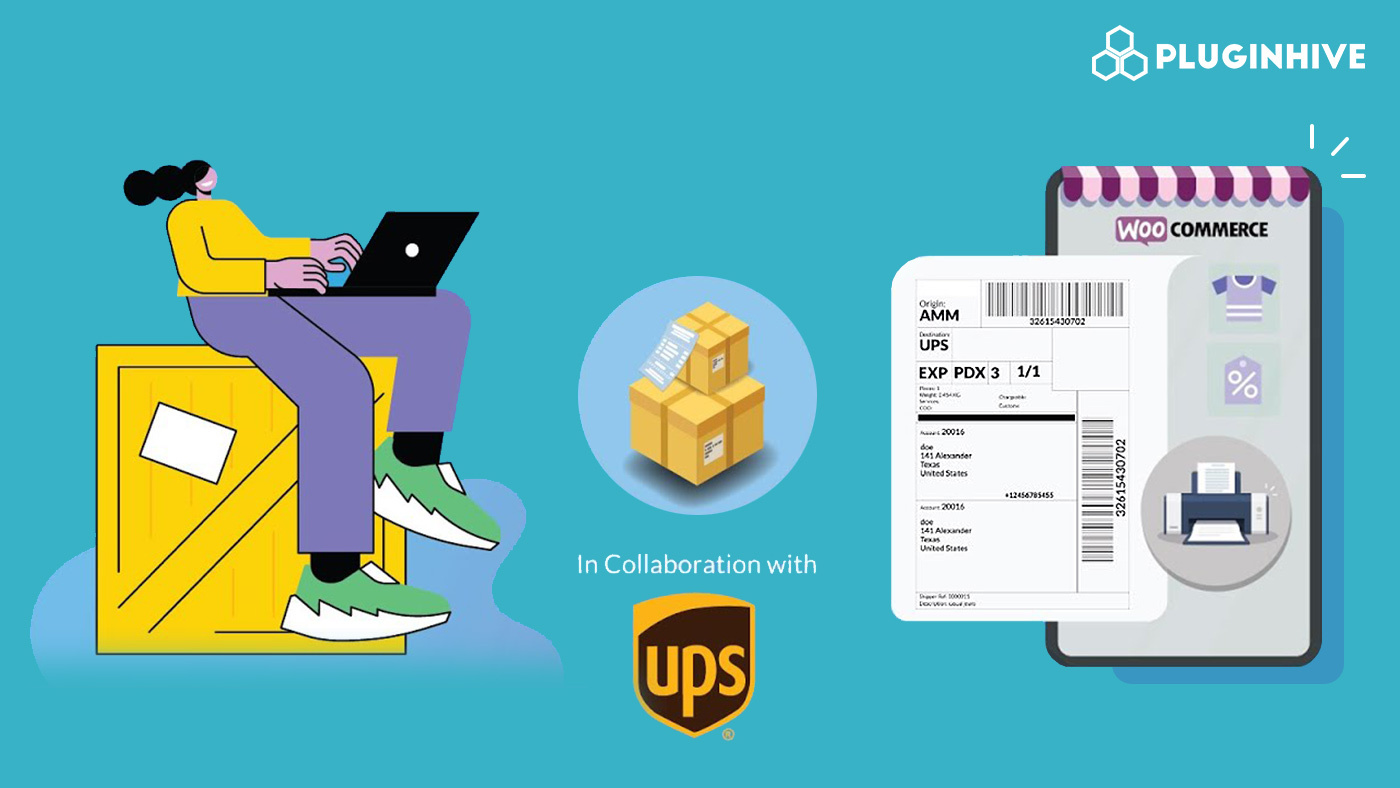 print woocommerce ups label