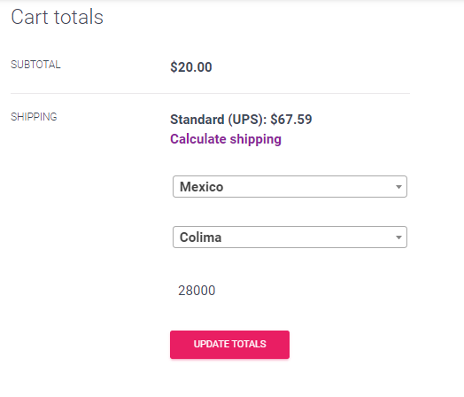 Shipping Rates for Mexico