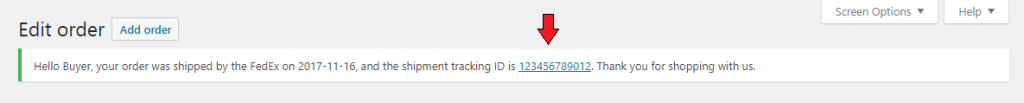 Tracking ID has been generated