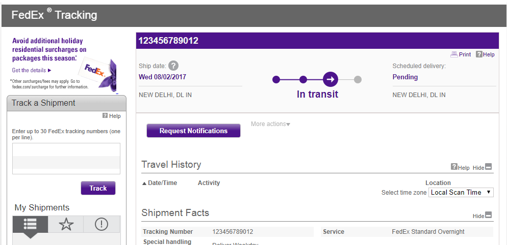 FedEx tracking