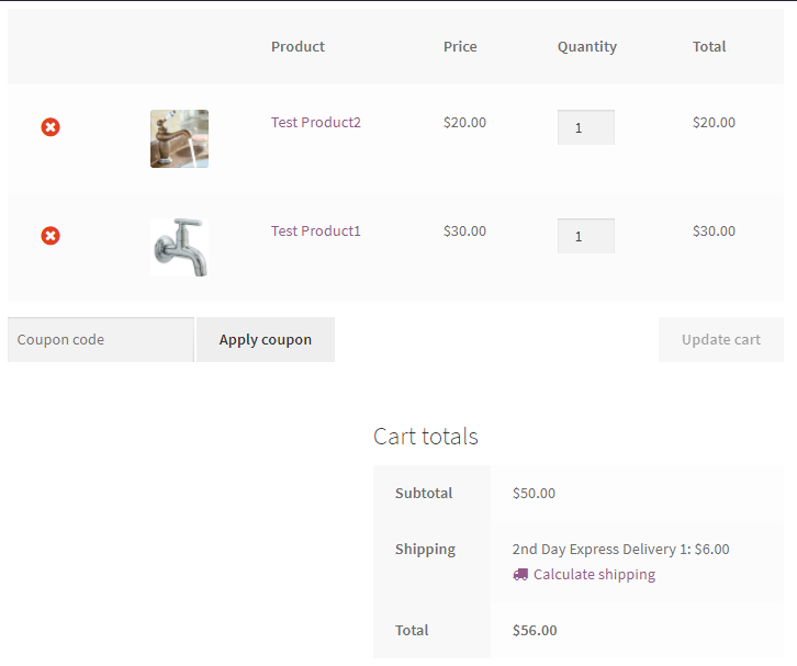 woocommerce free shipping along with calculated shipping rates