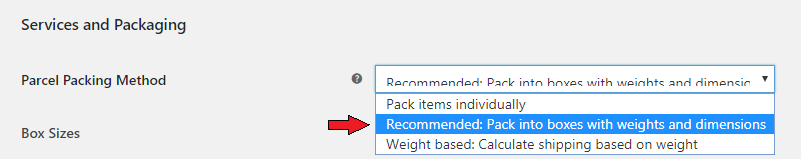 Parcel packing methods