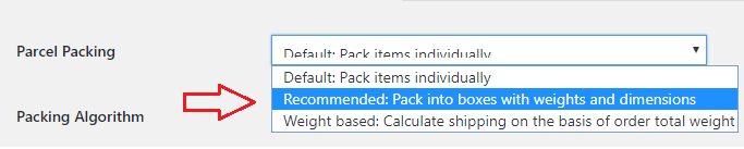 packing algorithm