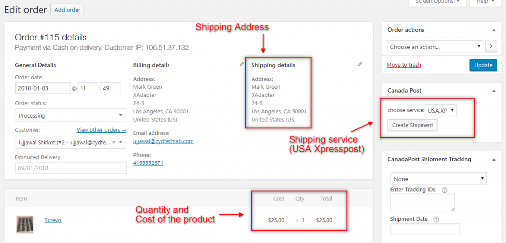 WooCommerce Canada Post Shipping Plugin