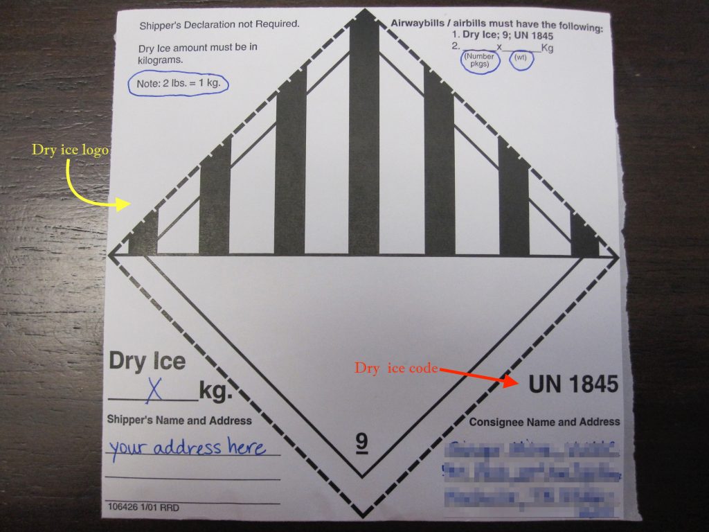 How To Ship Frozen Items Using Dry Ice Via Fedex Pluginhive