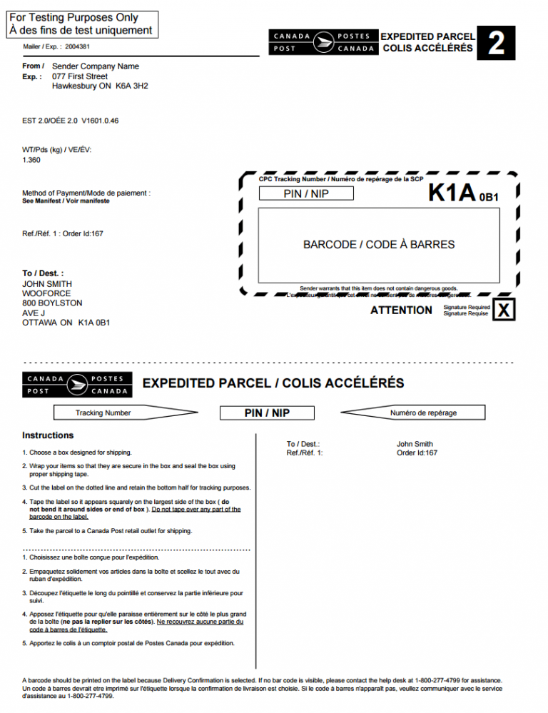 Print the shipping label directly from the Orders page.