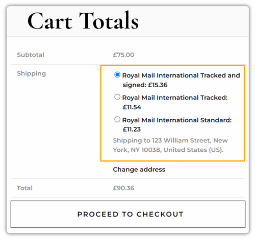 royal mail rates