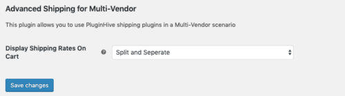 Split and sum or Split and Separate option on Advance Multi-Vendor Addon