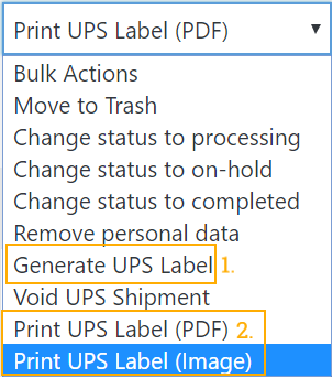 print shipping labels in PDF and PNG