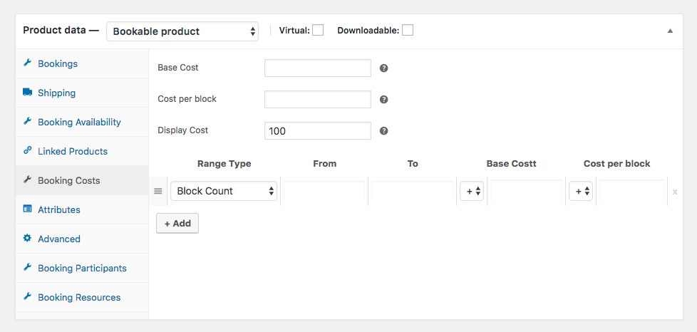 WooCommerce Bookings