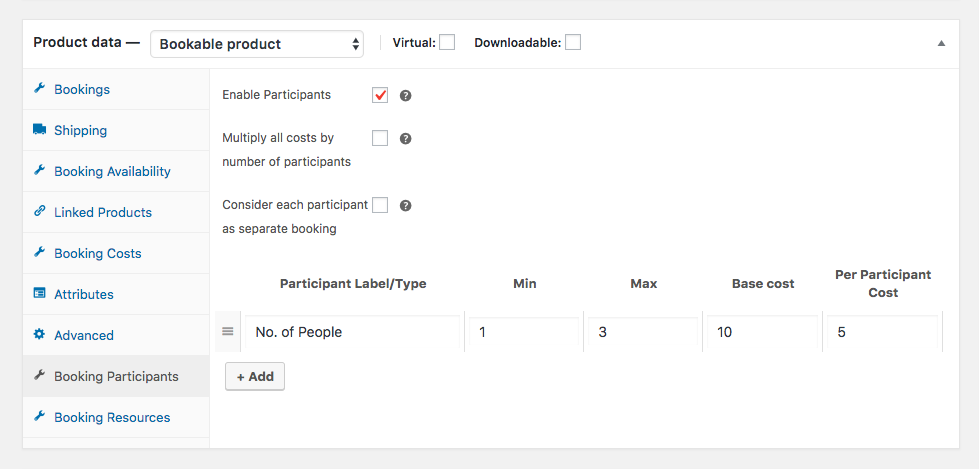 WooCommerce Bookings