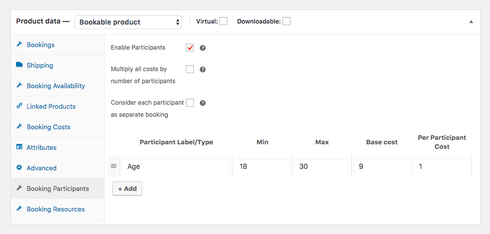 WooCommerce Bookings