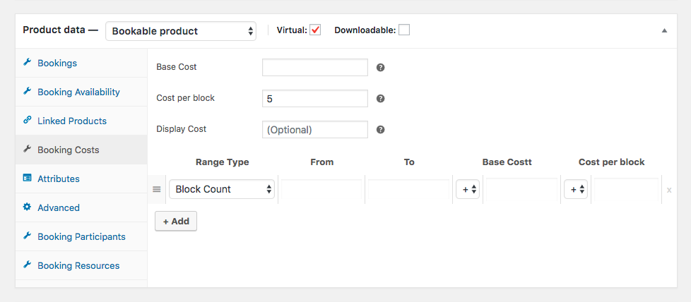 WooCommerce Bookings