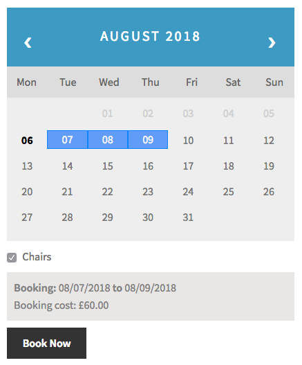 WooCommerce Bookings