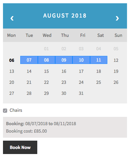 WooCommerce Bookings