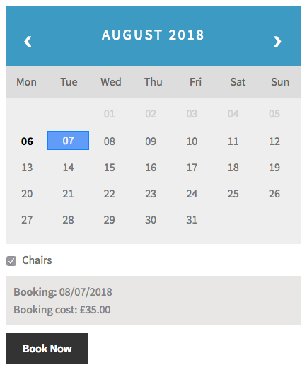 WooCommerce Bookings