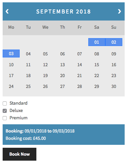 WooCommerce Bookings