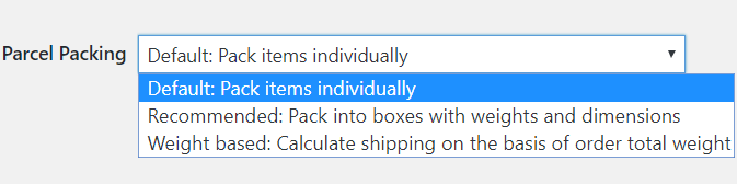 Parcel Packing Methods