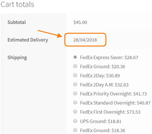 Show-delivery-date-on-the-cart-page