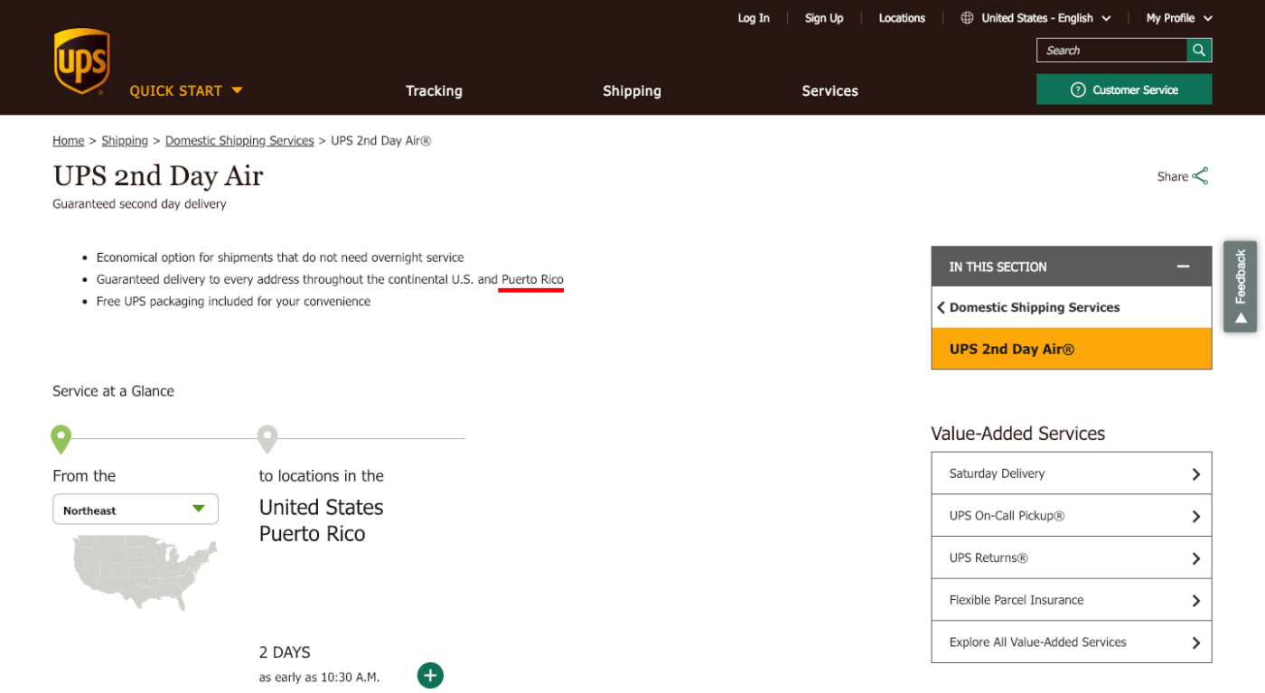 Ship from the US to Puerto Rico with UPS Plugin