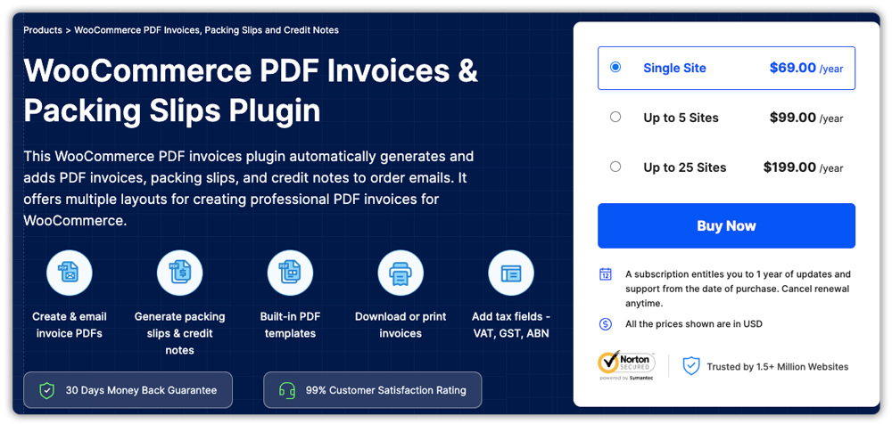 WooCommerce PDF Invoices