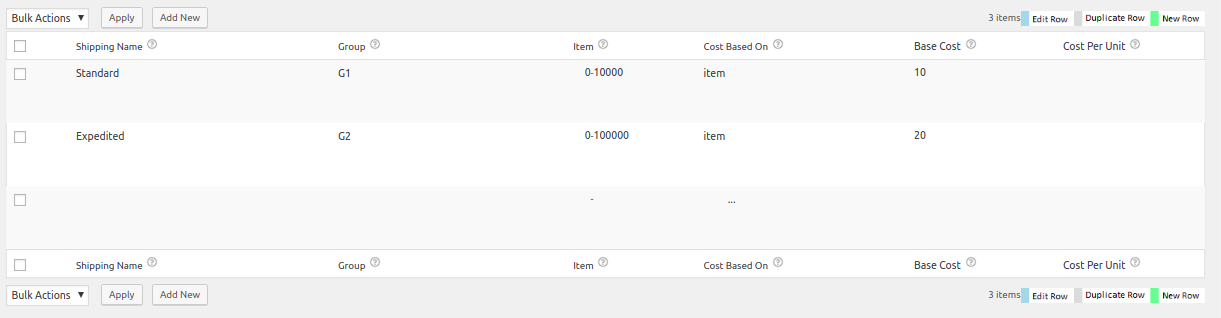 set up shipping rules
