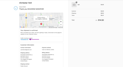 FedEx Order Tracking