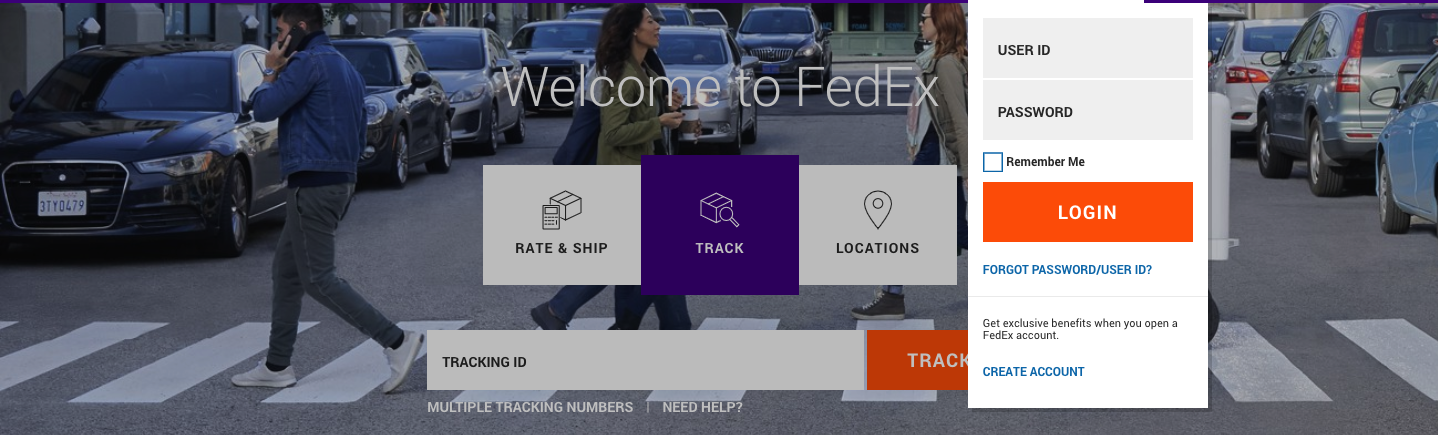 FedEx Sign-Up